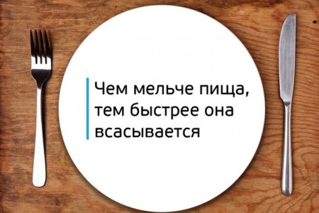 Размерность пищи имеет значение

