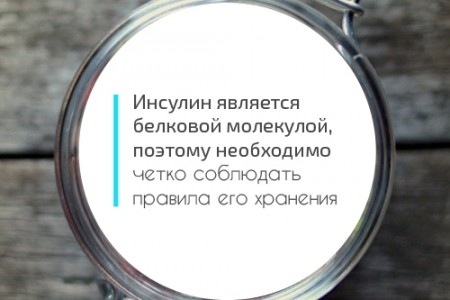 Хранение инсулина в разных условиях
