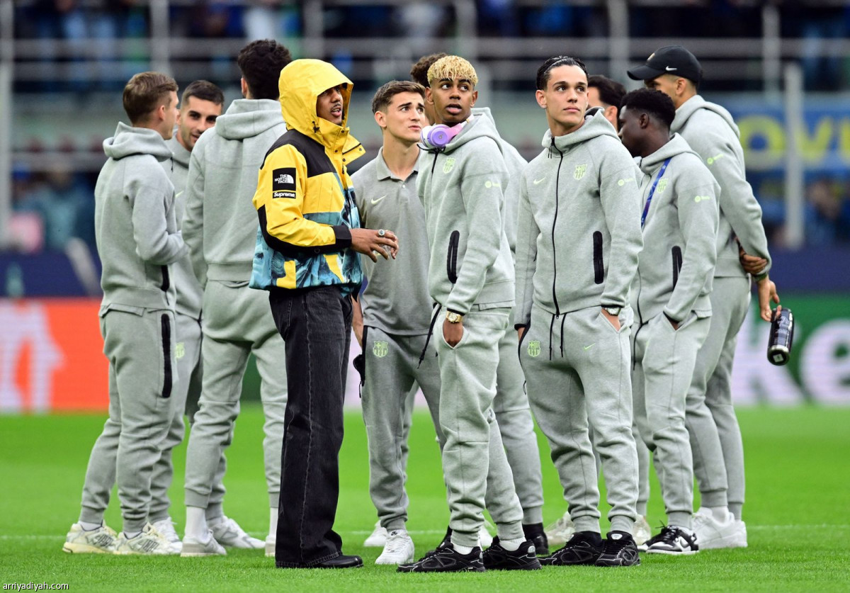 برشلونة بالأخضر