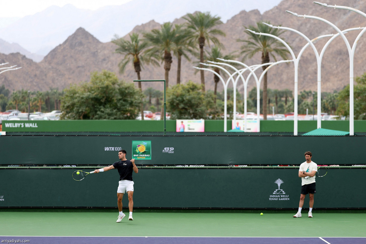 ألكاراز يستعد